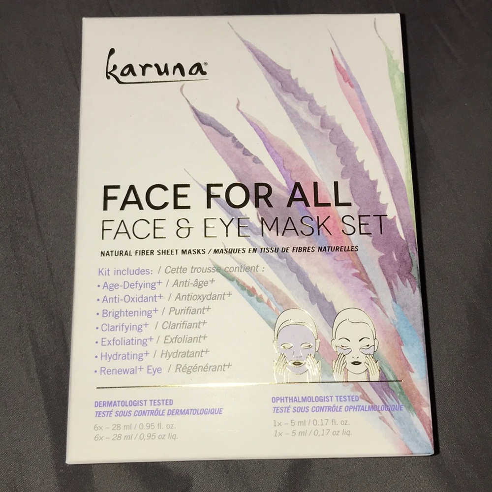 Karuna Face For All Face & Eye Mask Set